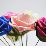 Load image into Gallery viewer, 30pcs Artificial Foam Flower Rose Stems