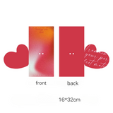 Load image into Gallery viewer, Single Stem Rose Pink Heart Packaging Paper Pack 6