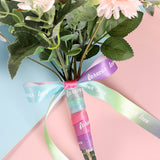 Load image into Gallery viewer, Gradient Color Valentine&#39;s Day Flower Gift Wrapping Ribbon 4.0cmx22m