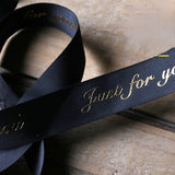 Load image into Gallery viewer, Just for You Grosgrain Ribbon for Flower Wrapping (25mmx50Yd)