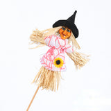 Load image into Gallery viewer, Witch Scarecrow Decorative Halloween Floral Picks