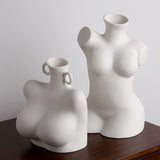 Load image into Gallery viewer, Abstract Bust Vase Women Body Art Ceramic Vase Home Decoration