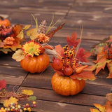 Load image into Gallery viewer, Artificial Pumpkin Flower Pot Fall Aesthetic Decor