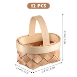 Load image into Gallery viewer, 12pcs Mini Woven Baskets Small Wicker Baskets