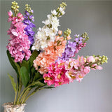 Load image into Gallery viewer, Artificial Hyacinth Violet Flower Branch