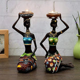 Load image into Gallery viewer, African Style Resin Candle Holder
