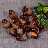 Load image into Gallery viewer, 100pcs Artificial Acorns for Autumn Decor Craft DIY