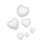 Load image into Gallery viewer, Polystyrene Hearts for DIY Crafting