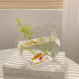 Load image into Gallery viewer, Fishbowl Transparent Acrylic Flower Vase Artistic Home Decoration