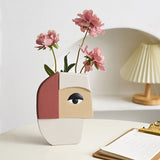 Load image into Gallery viewer, Modern Art Face Resin Vase Home Decor