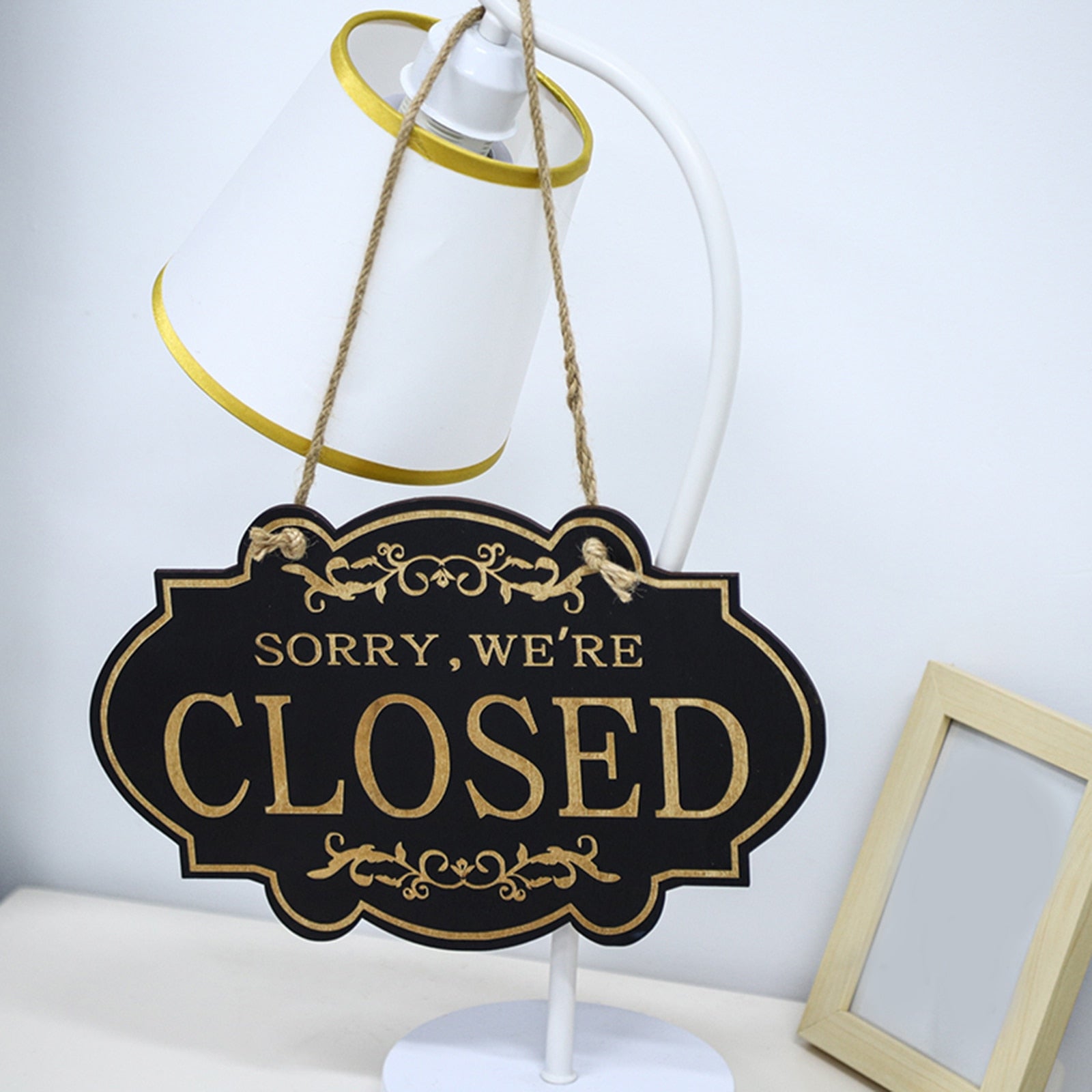 Two Sided Reversible Open Closed Business Sign – Floral Supplies Store