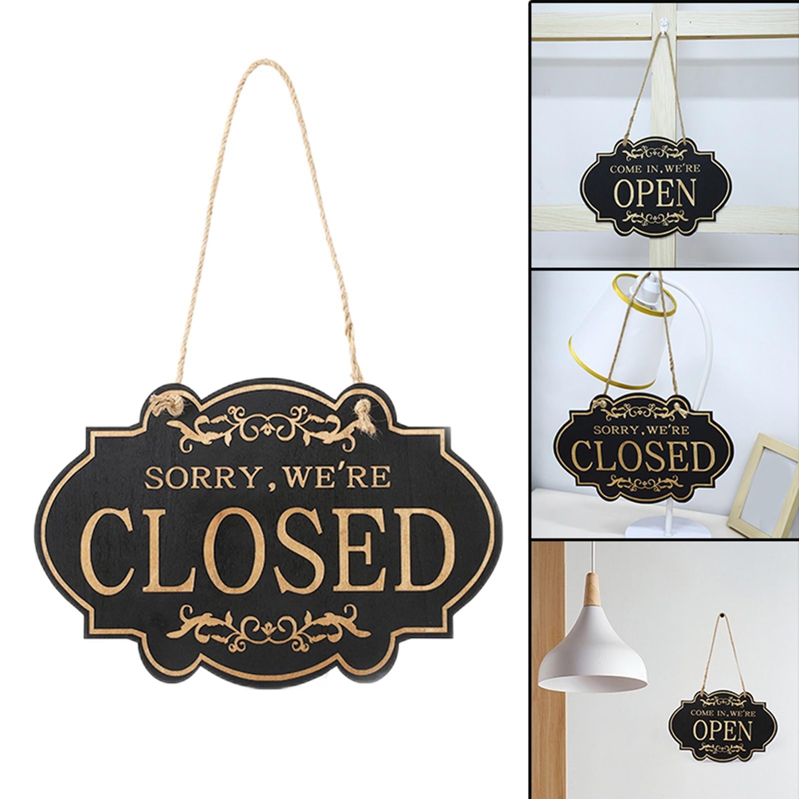 Two Sided Reversible Open Closed Business Sign – Floral Supplies Store