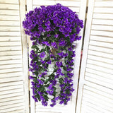 Load image into Gallery viewer, Artificial Wall Hanging Basket Flowers