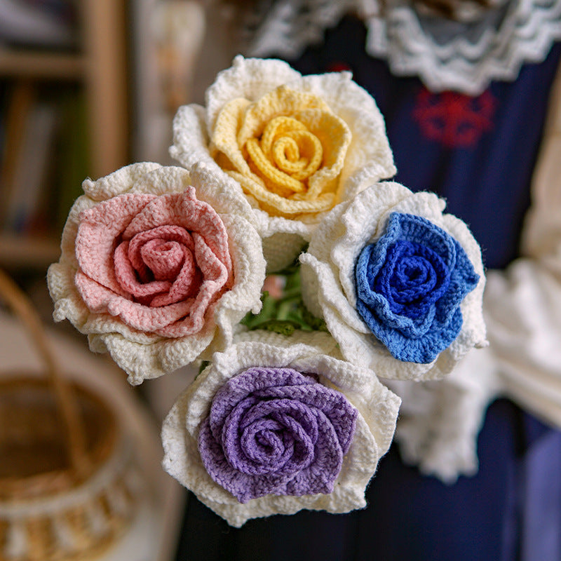 Knitting Roses Knitting Rose Plant Diagram