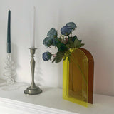 Load image into Gallery viewer, Colored  Acrylic Transparent Art Vase Modern Home Decoration