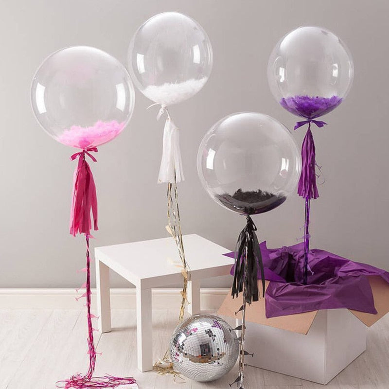 10pcs Transparent Bobo Bubble Balloon