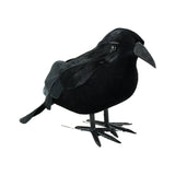 Load image into Gallery viewer, Halloween Black Crow Simulation Fake Bird