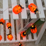 Load image into Gallery viewer, Battery Powered Ladybugs LED String Fairy Lights