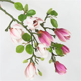Load image into Gallery viewer, Artificial Magnolia Flower Branch