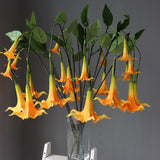 Load image into Gallery viewer, Real Touch Datura 4 Head Long Stem