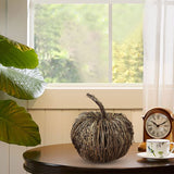 Load image into Gallery viewer, Natural Rattan Pumpkin Fall Harvest Decor