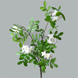 Load image into Gallery viewer, Artificial Small Flower Green Leaves Branch