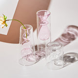 Load image into Gallery viewer, Transparent Colored Glass Vase for Hydroponic Plants Fresh Flower