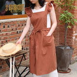 Load image into Gallery viewer, Women Florist cotton Apron