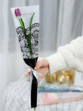 Load image into Gallery viewer, Lace Print Bouquet Packaging Bags black