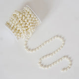 Load image into Gallery viewer, Pearl Crystal Beaded Chain Ribbon for Bouquets Gift Wrapping