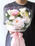 Load image into Gallery viewer, Translucent Bouquet Packaging Bags pink