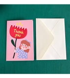 Load image into Gallery viewer, Thank You Card with Envelope for Mother&#39;s Day Pack 12