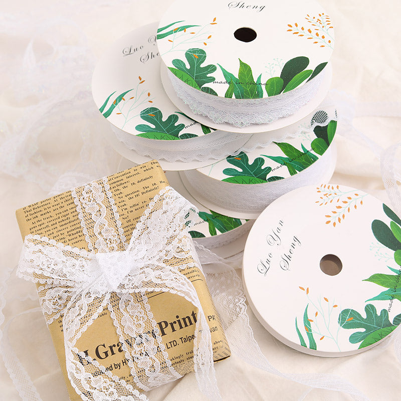 Lace Floral Gift Wrapping Ribbon (30mmx50Yd) – Floral Supplies Store