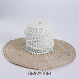 Load image into Gallery viewer, Pearl Beading Chain Ribbon for Gift Bouquet Packaging