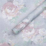 Load image into Gallery viewer, Oil Painting Peony Flowers Wrapping Paper Pack 15 (59x52cm)