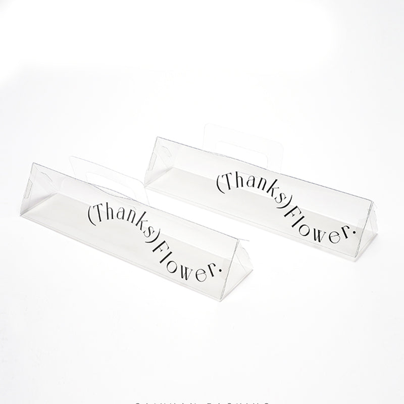 Triangle PVC Flower Box for Single Rose Flower – Floral Supplies Store