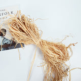 Load image into Gallery viewer, 3x50g Natural Raffia Paper Ribbon Florist Packaging Material