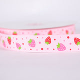 Load image into Gallery viewer, Strawberry Grosgrain Ribbon for Bouquets Gifts Wrapping 1&quot; X 10Yd