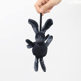 Load image into Gallery viewer, Velvet Bunny Stuffed Plush Toy Keychain Pendant