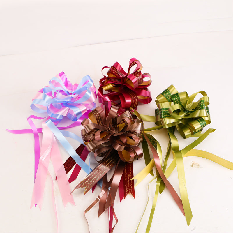 10pcs Large Pull String Ribbon Bows for Gift Wrapping – Floral Supplies ...