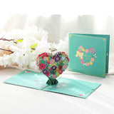 Load image into Gallery viewer, 3D Popup Greeting Card with Blank Note Card Envelope