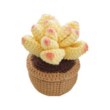 Load image into Gallery viewer, Crocheted Small Potted Succulent Plants