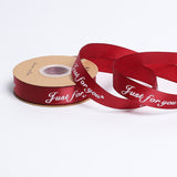 Load image into Gallery viewer, JUST FOR YOU Flower Bouquets Satin Ribbon (25mmx45Yd)