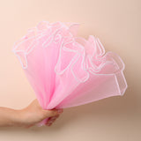 Load image into Gallery viewer, Pearled Edge Plicated Mesh Bouquet Flowers Wrapping Fabric
