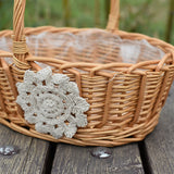 Load image into Gallery viewer, Vintage Wicker Basket Gift Flower Arranging Basket