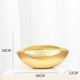 Load image into Gallery viewer, Golden Metal Good Fortune Bucket Flower Vase