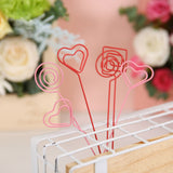 Load image into Gallery viewer, 30pcs 7.8 Inch Floral Picks Metal Card Holders Floral Supplies