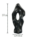 Load image into Gallery viewer, Abstract Sculpture Modern Black Ceramic Vase Home Art Decor