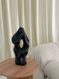 Load image into Gallery viewer, Abstract Sculpture Modern Black Ceramic Vase Home Art Decor