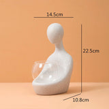Load image into Gallery viewer, Resin Ornament Abstract Sculpture Vase